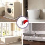 Barriere de douche 2 m barre de seuil douche seuil de douche barrage d'eau autocollante seuil de douche ...