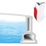 Barrire de douche silicone 1m, joint silicone blanc salle de bain, joint bas de porte de douche pare ...