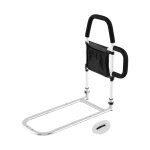 Goplus - barrière de lit pour adultes, barre de sécurité avec double main courante, pochette de rangement, ... Goplus - barrière de lit pour adultes, barre de sécurité avec double main courante, pochette de rangement, ...