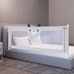 Barrière de lit pour enfant, bébé barrière de sécurité de lit avec double verrouillage , anti - chute ... Barrière de lit pour enfant, bébé barrière de sécurité de lit avec double verrouillage , anti - chute ...