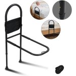 Barrière de lit relève - buste poignées de soutien pour personnes âgées réglable 83 - 113cm antidérapant ... Barrière de lit relève - buste poignées de soutien pour personnes âgées réglable 83 - 113cm antidérapant ...