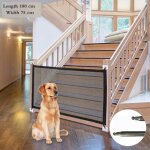 Linghhang - barrire de scurit chien extensible, barriere animaux retractable, barriere animaux, barriere ...