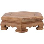 Feiyue - base dcorative 1 pice base de rangement en bois base de pot de fleurs dcorative support d'objets ...