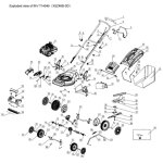 Base de poigne gauche - 1001215000 pour inv t14046, inv t1456 h2