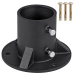 Base de poteau de 52 mm, base de montage robuste pour bote aux lettres, poteau de fixation pour chelle ...