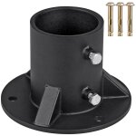 Base de poteau de 52 mm, base de montage robuste pour bote aux lettres, poteau de fixation pour chelle ...