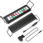 Basetbl - 10 - 45w aquarium led avec minuterie d�coration poissons d'eau sal�e rvb. 10w. 30 - 45cm