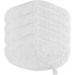 Basetbl - 4 vadrouilles de rechange lavables pour polti vaporetto brosse vaporforce , lingettes reutilisable ...
