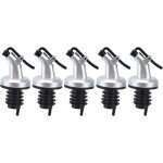 Basetbl - lot de 5 bouchons anti - fuite pour bouteille d'huile, de vinaigre de vin, pour cuisine, restaurant ... Basetbl - lot de 5 bouchons anti - fuite pour bouteille d'huile, de vinaigre de vin, pour cuisine, restaurant ...