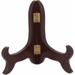 Basetbl - 5 pouces plaque prsentoir vintage chevalet en bois affichage support de photo support pour ...