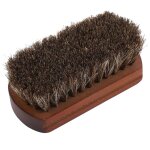 Brosse de nettoyage pour chaussures, bottes, polissage, lustrage, avec base en bois, pour liminer la ...