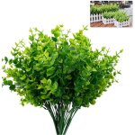 Basetbl - buis artificiel (lot de 7), tiges de buis artificielles de verdure de ferme, fausses plantes ...