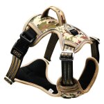 Basetbl - camouflage marron, m , harnais chien, harnais anti traction pour chien, respirant rglable ...