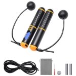Basetbl - corde  sauter sans fil avec compteur calories et minuterie - rglable - pour fitness, perte ...