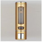 Basetbl - distributeur de savon dor� distributeur de savon simple 400 ml, distributeur de gel douche ...