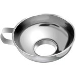 Basetbl - entonnoir � large ouverture en acier inoxydable pour conserves, ustensiles de cuisine, gadgets, ...