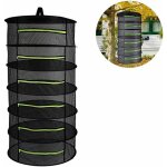 Basetbl - filet de s�chage � 6 couches pour plantes - noir, pliable avec fermeture � glissi�re