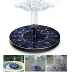 Fontaine solaire - pompe  eau pour bassin / piscine / dcoration de jardin - cologique et automatique ...