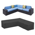Housse canapé d'angle jardin imperméable 210d oxford anti - poussière housse pour meubles de jardin forme ... Housse canapé d'angle jardin imperméable 210d oxford anti - poussière housse pour meubles de jardin forme ...