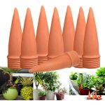 Lauwexe - irrigation goutte a goutte bouteille, 8pcs arrosage goutte  goutte en terre cuite arroseur ...