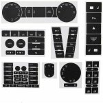 Basetbl - kit autocollant rparation de bouton sticker pour vhicule vw volkswagen touareg 2004&ndash2009 ...