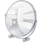 Basetbl - miroir grossissant x5 mera, miroir maquillage grossissant � poser �17 cm, acier, 19x19x4 cm, ...