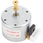 Basetbl - moteur de tourne - disque vinyle  brosse  3 vitesses dc 12 v avec trou de montage de 25 mm, ...