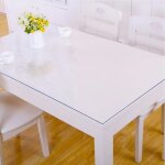 Basetbl - nappe de table transparente en pvc tempsa - 60x120cm - protection pour la maison