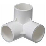 Basetbl - raccord en pvc  3 voies, connecteurs de tuyau en pvc, raccords tridimensionnels, connecteurs ...