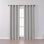 Basetbl - rideau occultant une piece thermique � oeillet d�coration de fen�tre pour salon et chambre ...