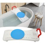 Basetbl - si�ge de bain, si�ge de baignoire, rouge jusqu'� 150kg 75cm chaise ajustable r�glable blanc ...