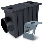 Bassin de dcantation pour gouttire nettoyeur de gouttire trou d'homme d'inspection drain latral 110 ...