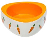 Bassin de nourriture pour lapin fournitures pour animaux de compagnie bol en c�ramique mignon dessin ...
