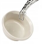 Kadax bassine de lavage ronde en plastique mat - robuste - pour la salle de bain - polyvalent - crme ...