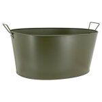 Bassine en métal kaki cargo Bassine en métal kaki cargo
