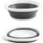 Bassine pliable, bassine retractable lavabo pliable multifonction en silicone, bol � vaisselle ronds ...