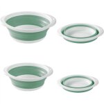 Bassine retractable, 2 pi�ces 2 tailles bassine pliable, bol � vaisselle pliable pour activit�s de plein ...