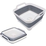 Bassine  vaisselle pliable avec bouchon de vidange, peu encombrante et multifonctionnelle, idale pour ...