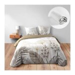 Bastille - housse de couette 240 x 220 cm + drap housse blanc 140x190 cm -