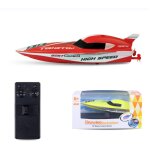 Bateau  moteur radiocommand  rames - rouge