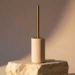 Bathbazaar - pot � balai lucca en marbre naturel