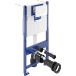 B�ti - support sol - mur avec plaque de d�clenchement 3 / 6 l blanche - villeroy&boch