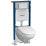 B�ti - support wc duofix autoportant - pack avec cuvette suspendu renova semi - car�n�e et plaque sigma20 ...