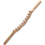 B�ton de grattage en bois de h�tre, outil de massage en bois, rouleau de massage musculaire pour le massage ...