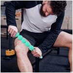 B�ton de massage corporel en forme de h�risson, rouleau de massage fascial portatif pour une relaxation ...