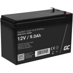 Batterie agm 12v 9ah - greencell - rechargeable - �tanche - sans entretien - vrla