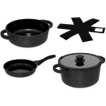 Batterie de cuisine en fonte d'alumunium