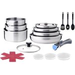 Batterie de cuisine induction - arthur martin - am0566 - 18 pieces - poign�e amovible - tous feux dont ...