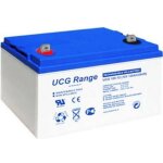 Batterie gel solaire 12v 100ah ucg ultracell