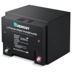 Batterie lithium - ion �� d�charge profonde renogy 24 v 25 ah lifepo4, plus de 2000 cycles, bms int�gr�, ...